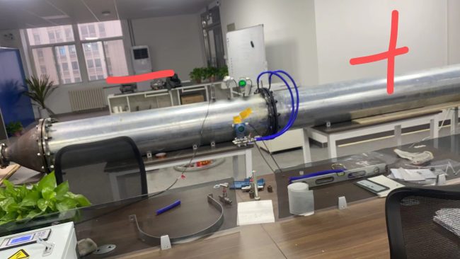 蒸汽流量计管道与传感器